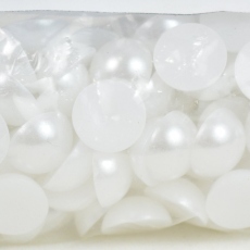 Meia Pérola Branca 12mm